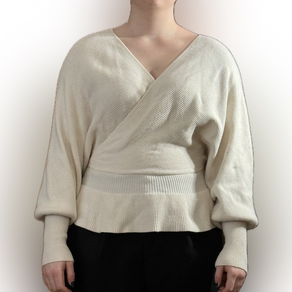 Elegant Cream Women's Sweater